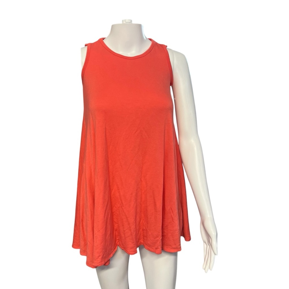 Decree Women’s Vibrant Orange Asymmetrical Tank Top Sz. XS